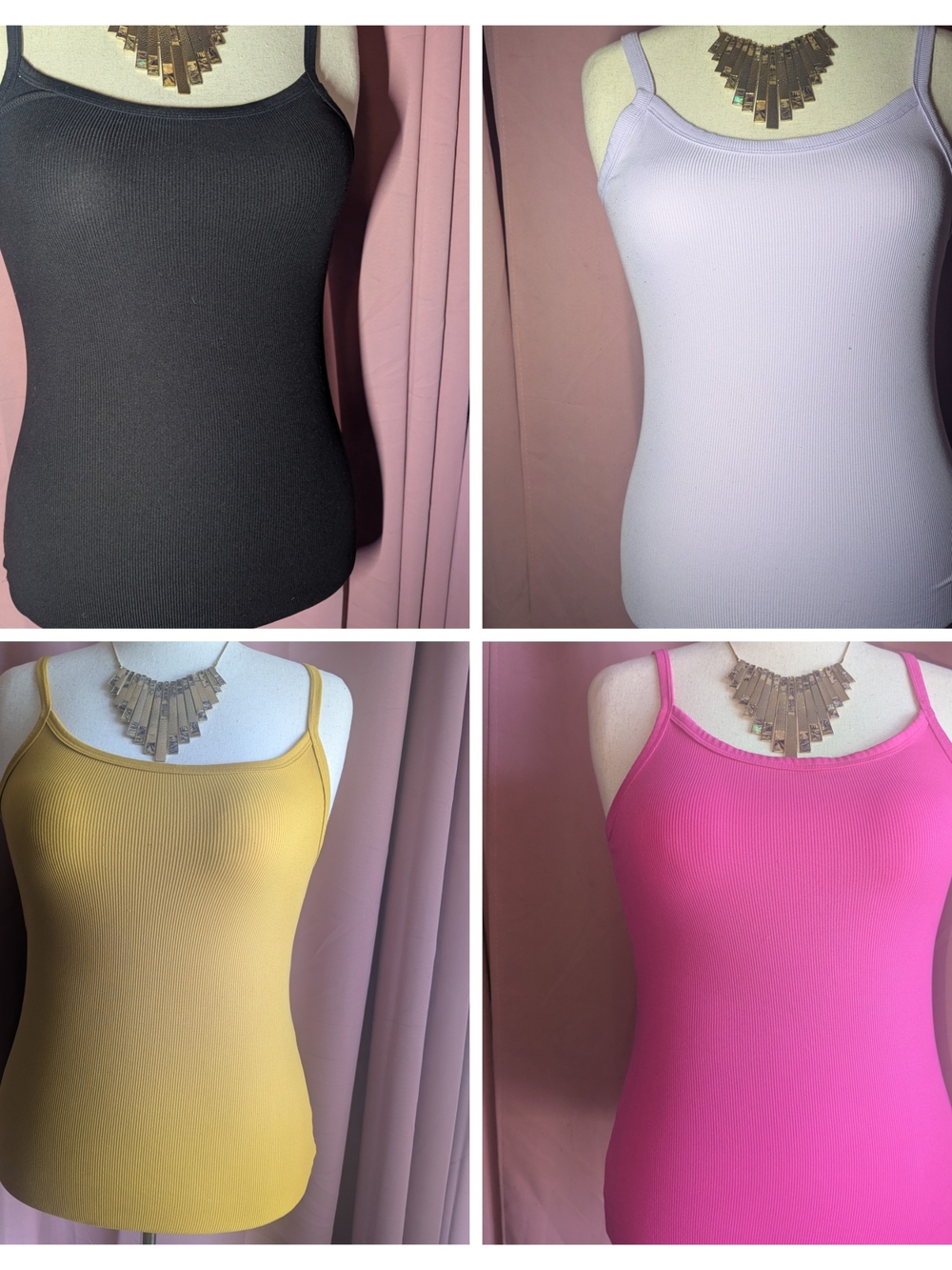 NO BOUNDARIES Ribbed Cami Tank Tops Large (11-13)